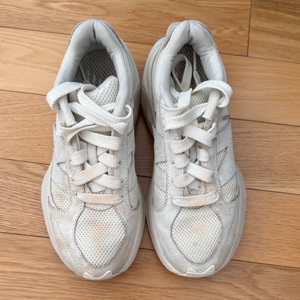 New Balance White Athletic Shoes